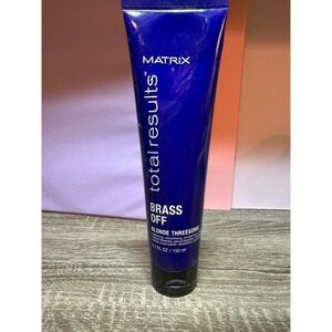 Matrix Total Results Brass Off Blonde Leave In Cream Blue‎ Toner 5.1oz